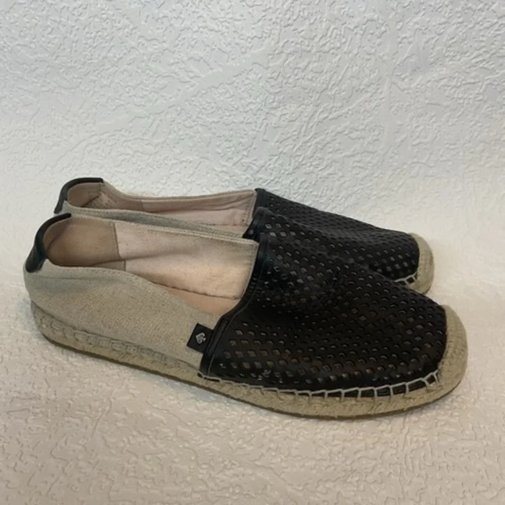 Kate Spade Greer Perforated Parchment Slip On Espadrilles Flats Women 7B Vietnam